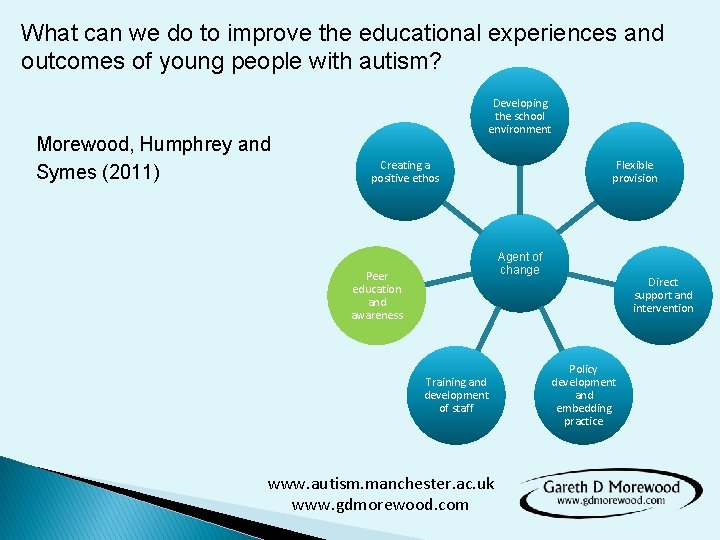 What can we do to improve the educational experiences and outcomes of young people