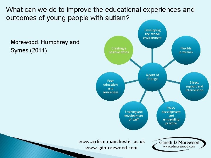 What can we do to improve the educational experiences and outcomes of young people