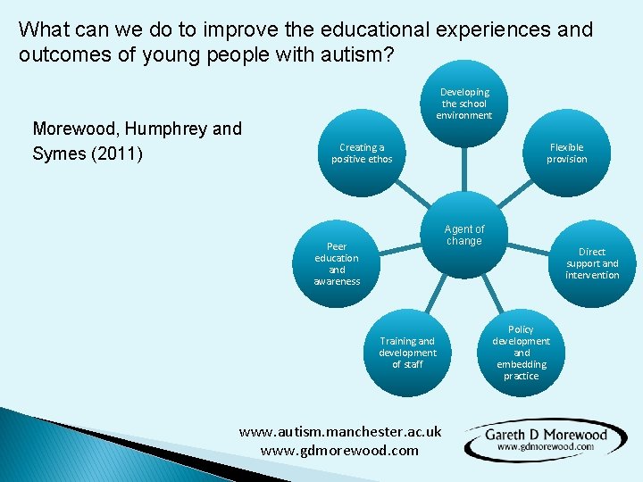 What can we do to improve the educational experiences and outcomes of young people