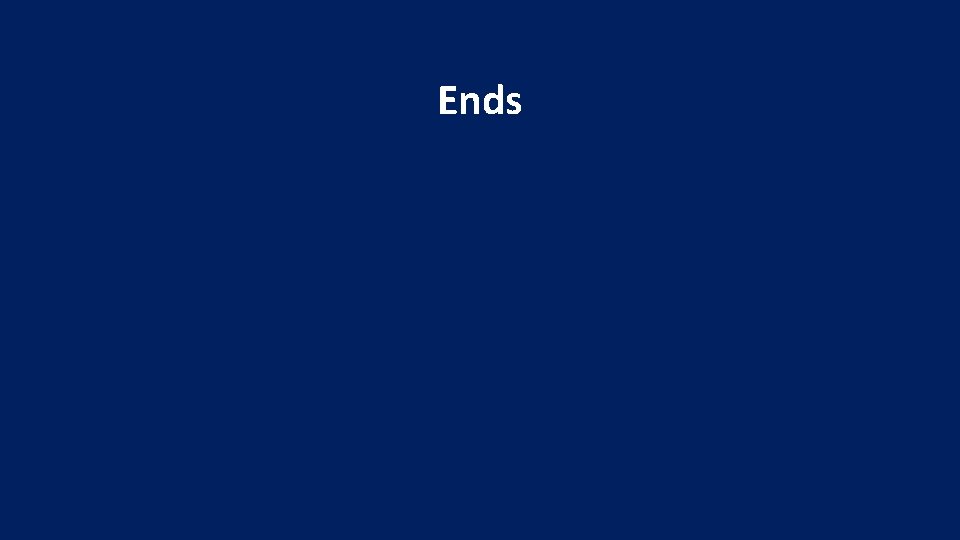 Ends 