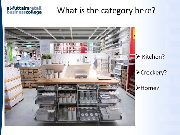 What is the category here? Ø Kitchen? ØCrockery? ØHome? What is the category here? Ø Kitchen? ØCrockery? ØHome?