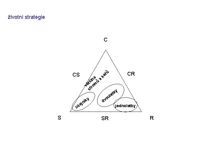 životní strategie C CS a in ů a š t vě trom s e