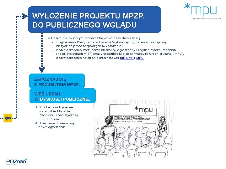 WYŁOŻENIE PROJEKTU MPZP. DO PUBLICZNEGO WGLĄDU O terminie, w którym możesz złożyć wniosek dowiesz