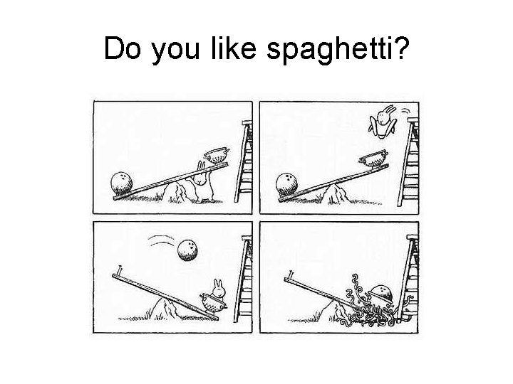Do you like spaghetti? 