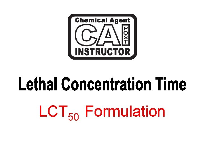 LCT 50 Formulation 
