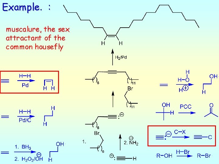 Example. : muscalure, the sex attractant of the common housefly 