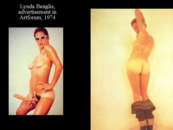 Lynda Benglis, advertisement in Artforum, 1974 