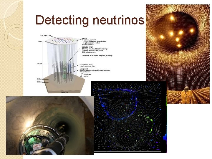 Detecting neutrinos 