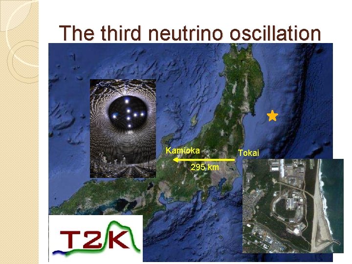 The third neutrino oscillation Kamioka 295 km Tokai 