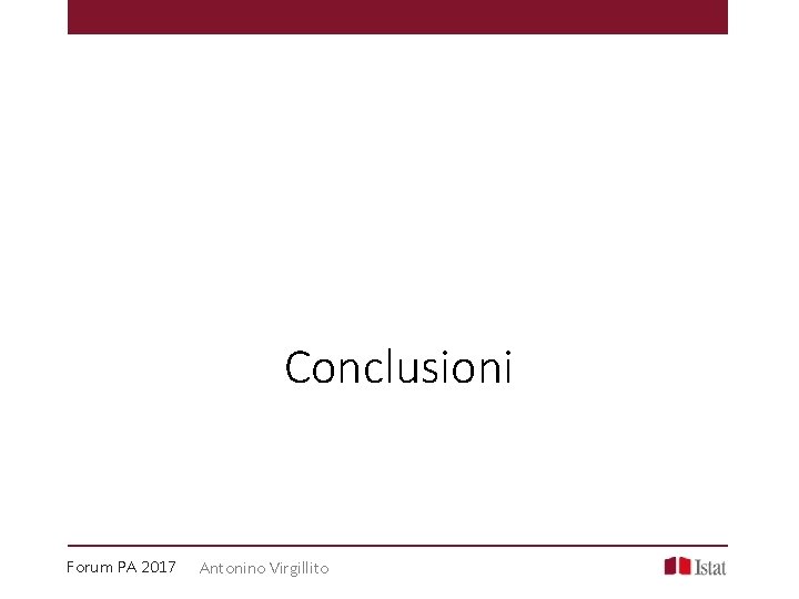 Conclusioni Forum PA 2017 Antonino Virgillito 