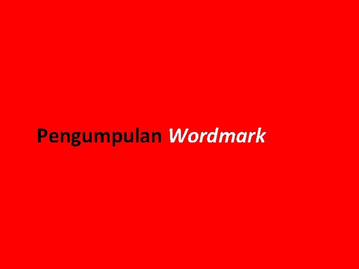 Pengumpulan Wordmark 