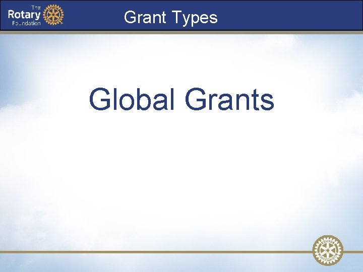 Grant Types Global Grants 