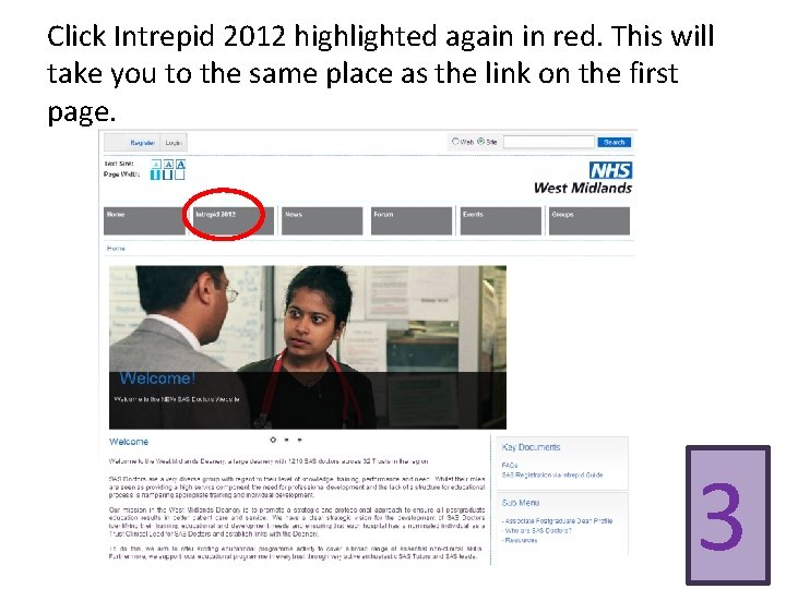 Click Intrepid 2012 highlighted again in red. This will take you to the same