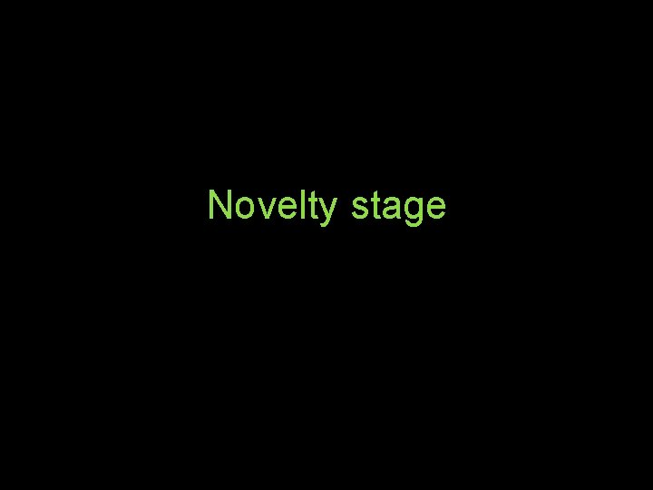 Novelty stage 