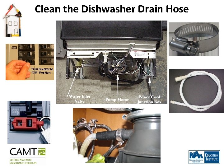 Clean the Dishwasher Drain Hose 