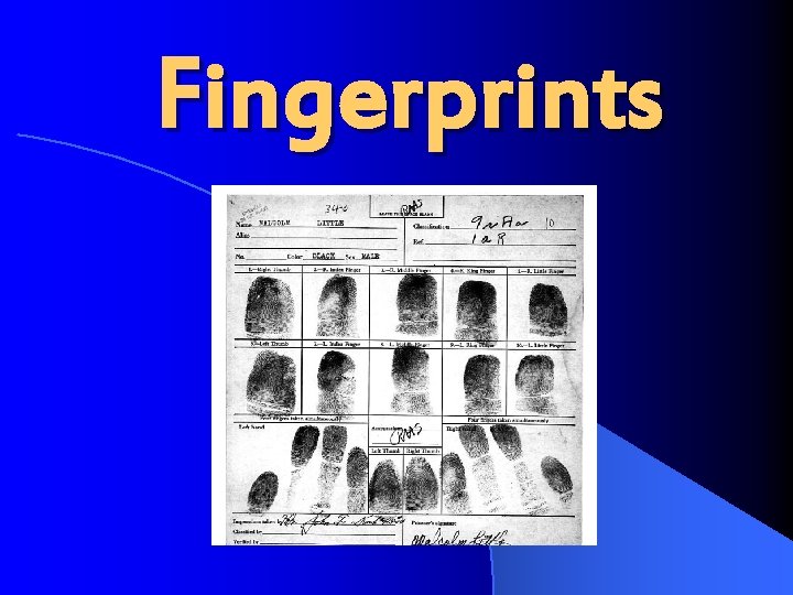 Fingerprints 