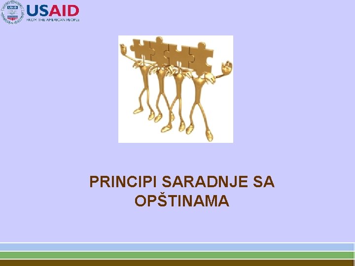 PRINCIPI SARADNJE SA OPŠTINAMA 