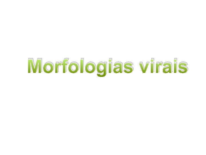 Morfologias virais 