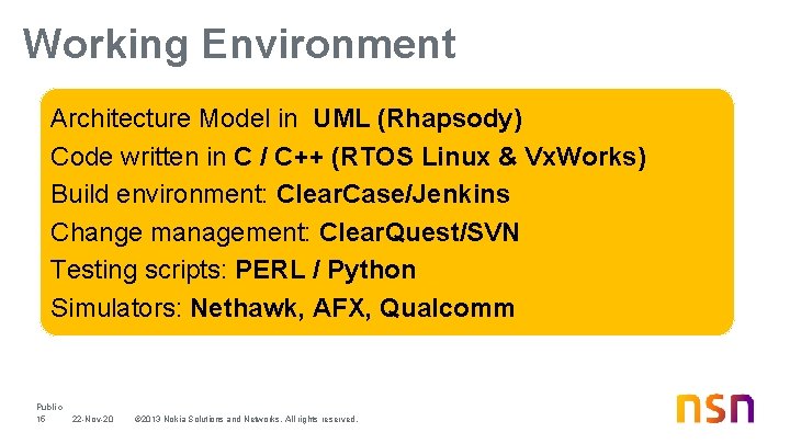 Working Environment Architecture Model in UML (Rhapsody) Code written in C / C++ (RTOS Working Environment Architecture Model in UML (Rhapsody) Code written in C / C++ (RTOS