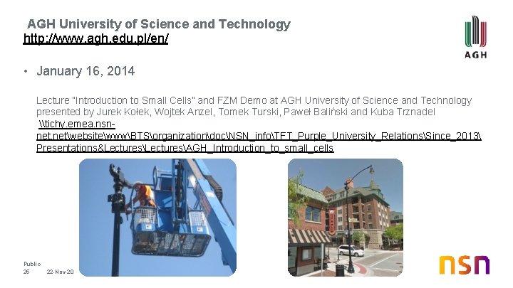 AGH University of Science and Technology http: //www. agh. edu. pl/en/ • January 16, AGH University of Science and Technology http: //www. agh. edu. pl/en/ • January 16,