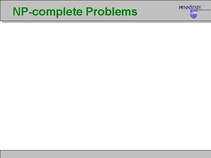 NP-complete Problems 