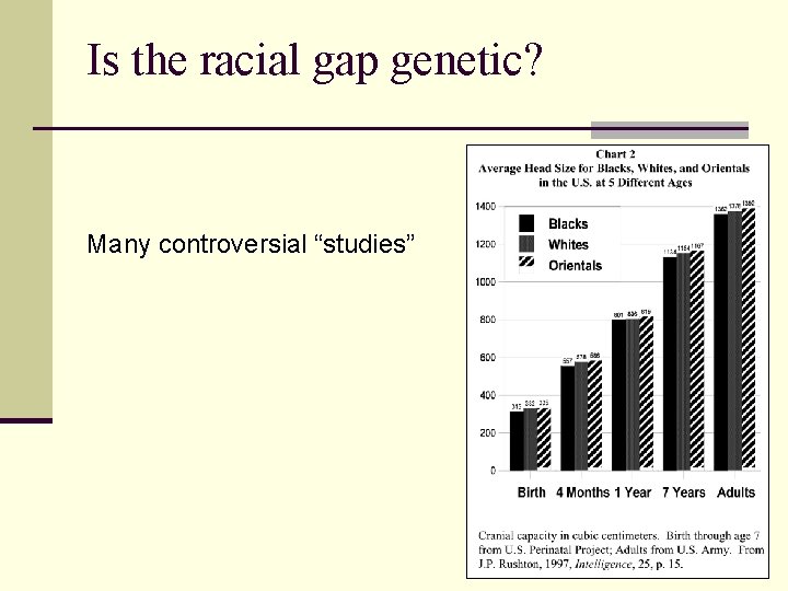 Is the racial gap genetic? Many controversial “studies” 