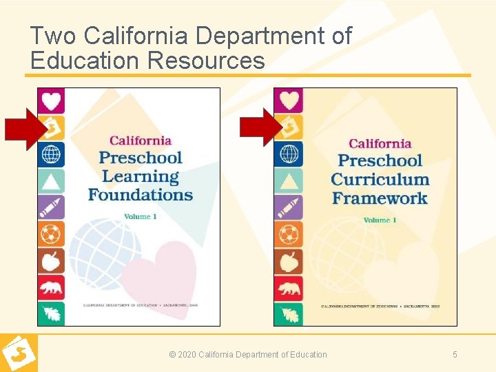 Two California Department of Education Resources © 2020 California Department of Education 5 