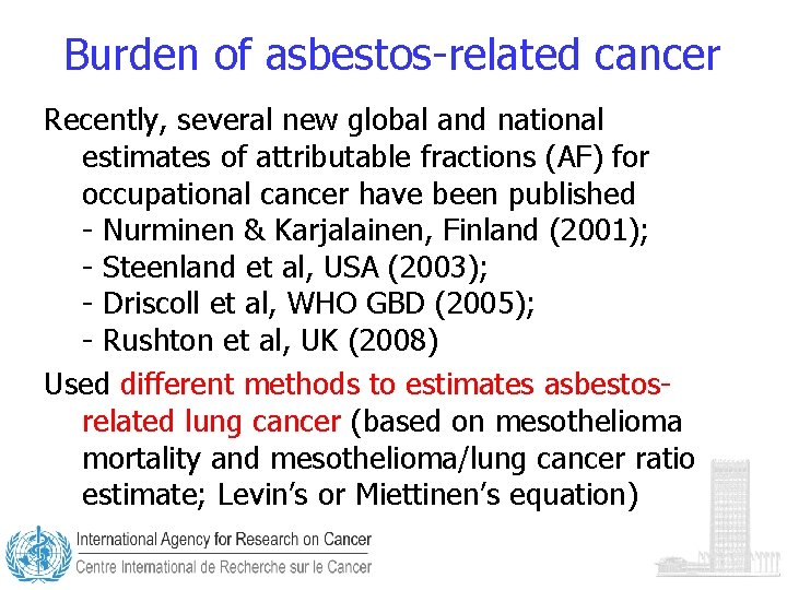 mesothelioma due to asbestos