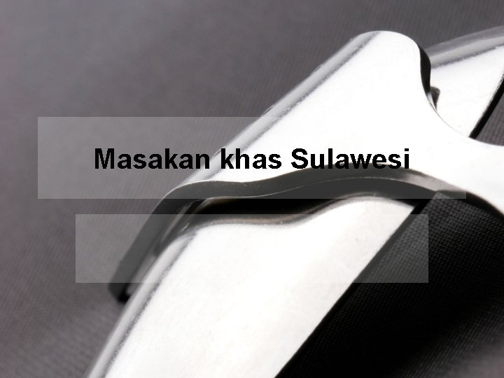 Masakan khas Sulawesi 