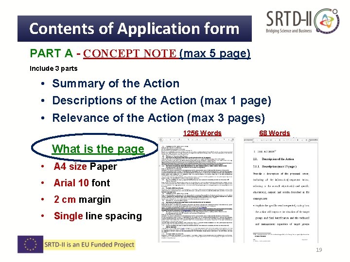 Contents of Application form PART A - CONCEPT NOTE (max 5 page) Include 3 Contents of Application form PART A - CONCEPT NOTE (max 5 page) Include 3
