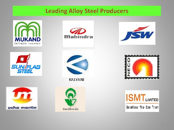 Leading Alloy Steel Producers KALYANI 6 