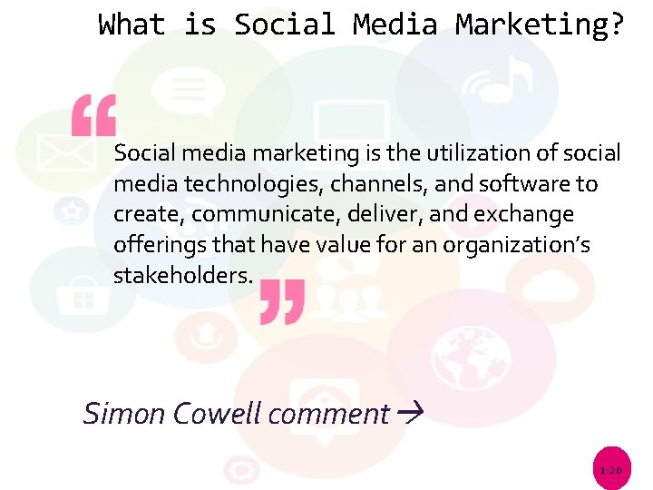 What is Social Media Marketing? Social media marketing is the utilization of social media