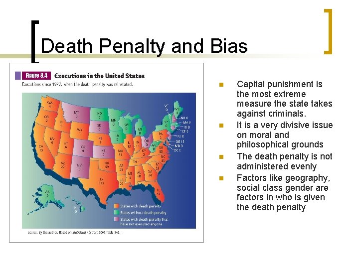 Death Penalty and Bias n n Capital punishment is the most extreme measure the