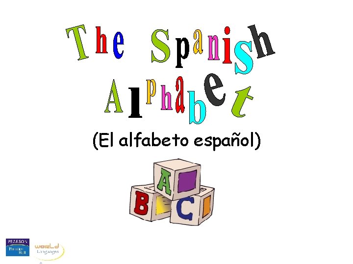 (El alfabeto español) 