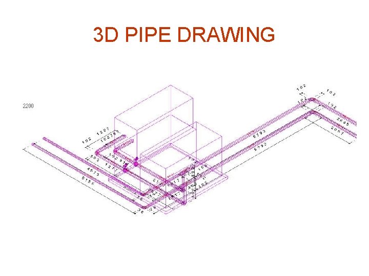 3 D PIPE DRAWING 