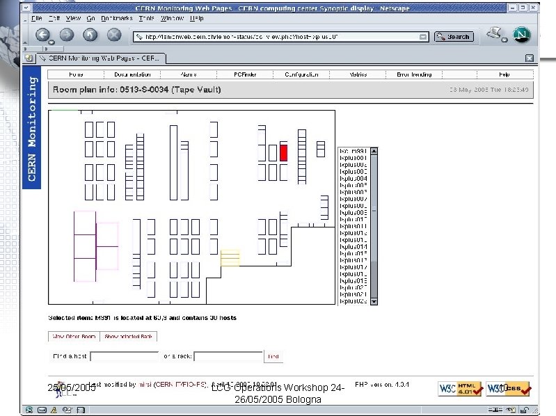 Computer Center display • • Lemon Web Interface can be interfaced with a Computer