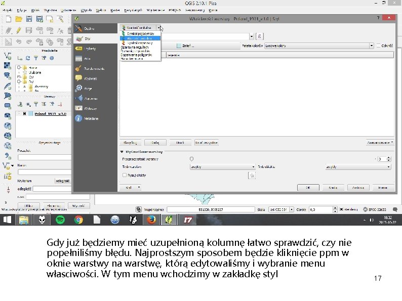 Gdy już będziemy mieć uzupełnioną kolumnę łatwo sprawdzić, czy nie popełniliśmy błędu. Najprostszym sposobem