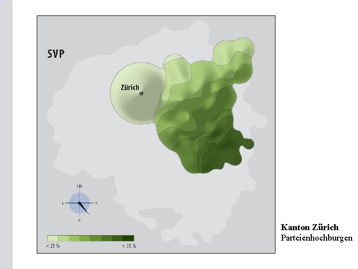 Kanton Zürich Parteienhochburgen 