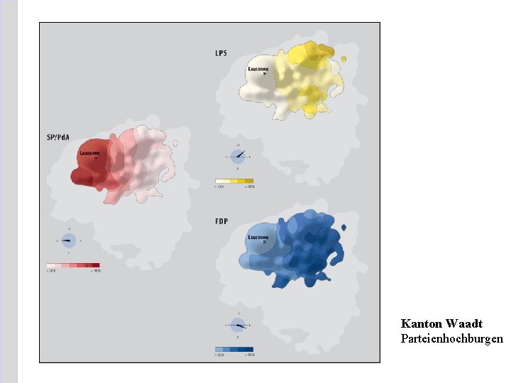 Kanton Waadt Parteienhochburgen 