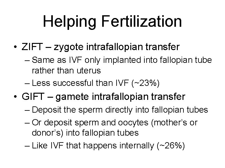 Reproductive Technology Chapter 21 Assisted Reproduction When A