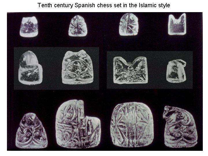 Tenth century Spanish chess set in the Islamic style 