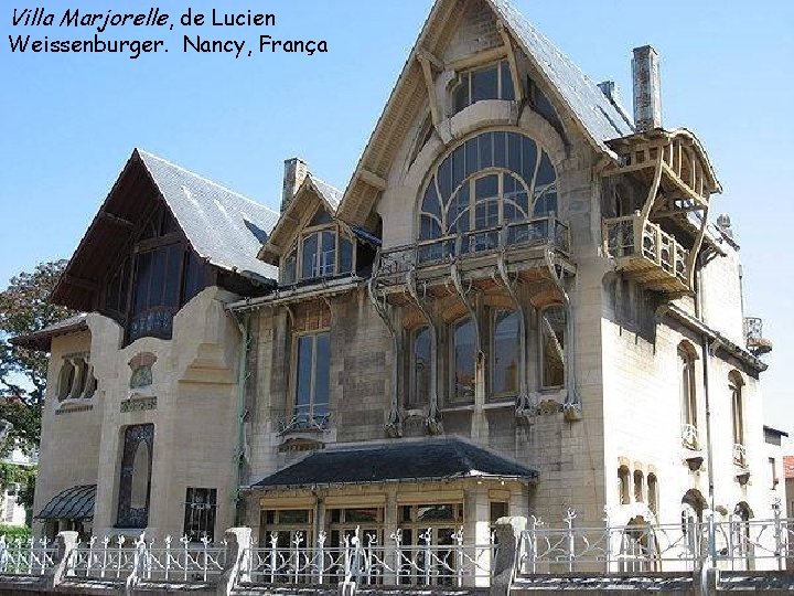 Villa Marjorelle, de Lucien Weissenburger. Nancy, França 