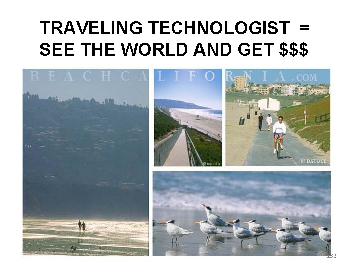 TRAVELING TECHNOLOGIST = SEE THE WORLD AND GET $$$ 132 