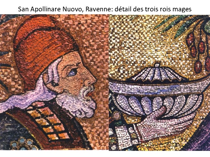 San Apollinare Nuovo, Ravenne: détail des trois mages 