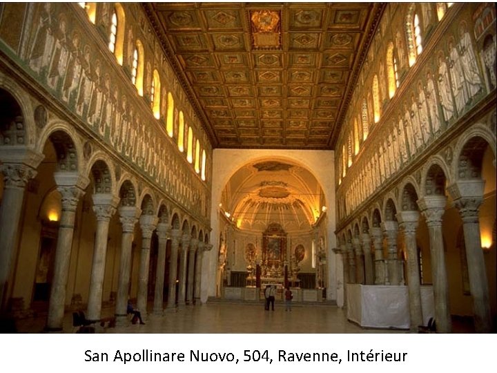 San Apollinare Nuovo, 504, Ravenne, Intérieur 