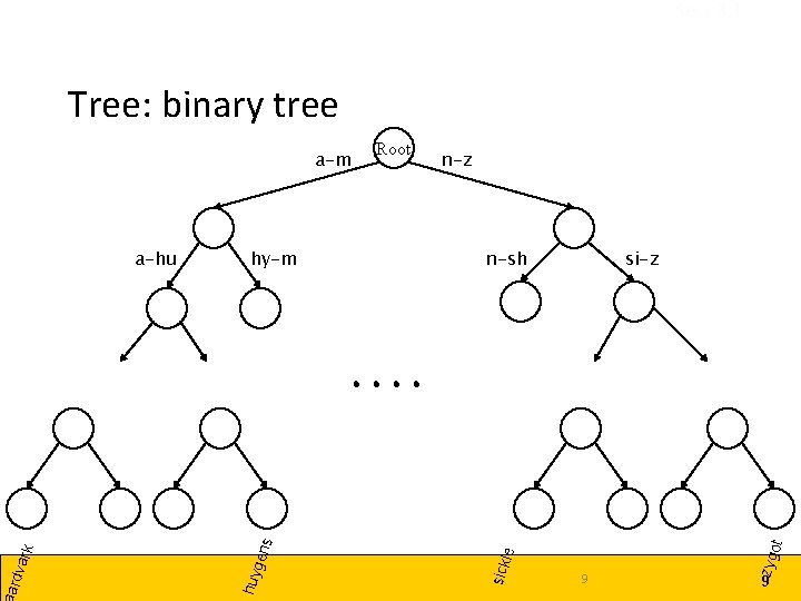 Sec. 3. 1 Tree: binary tree n-z si-z ot n-sh 9 zyg gen s Sec. 3. 1 Tree: binary tree n-z si-z ot n-sh 9 zyg gen s