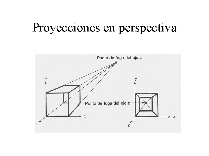 Proyecciones en perspectiva 