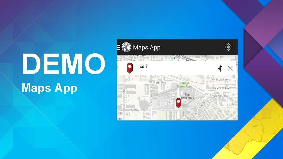 DEMO Maps App 