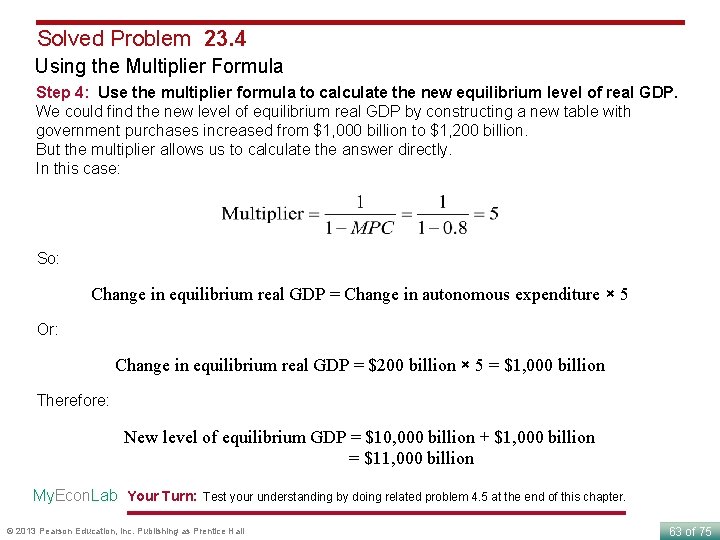 Solved Problem 23. 4 Using the Multiplier Formula Step 4: Use the multiplier formula