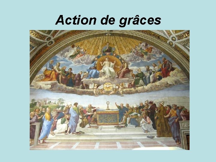 Action de grâces 